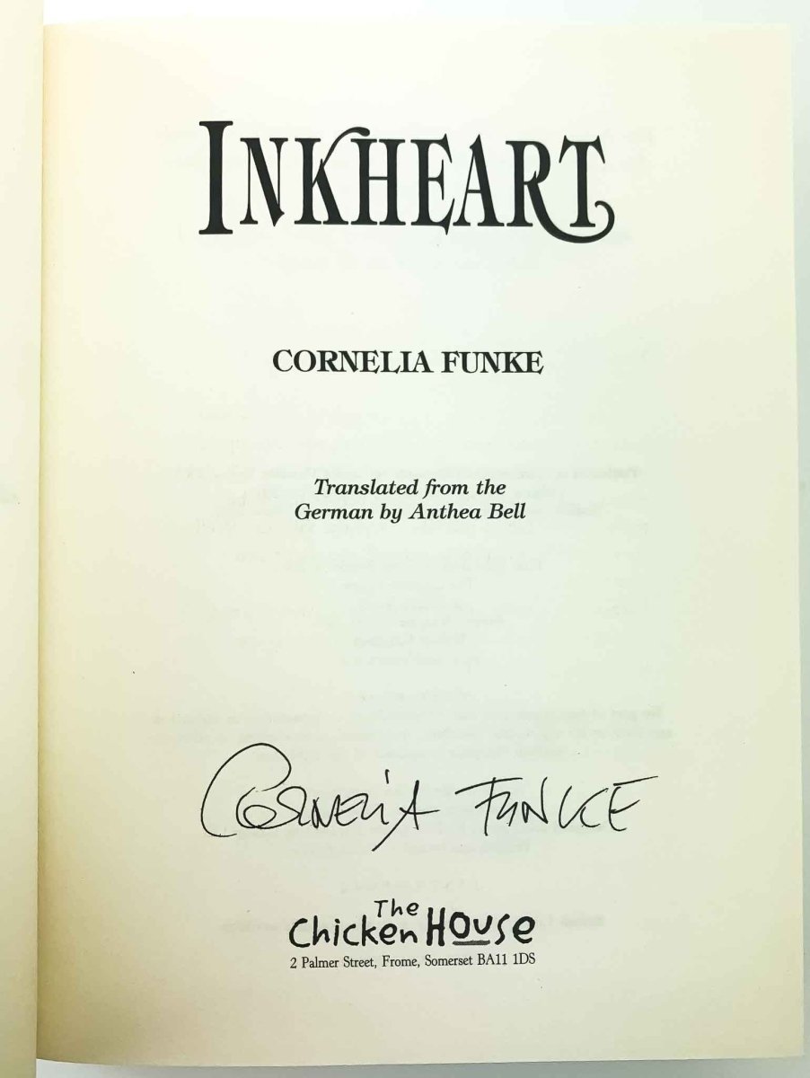 Funke, Cornelia - Inkheart - SIGNED | image3