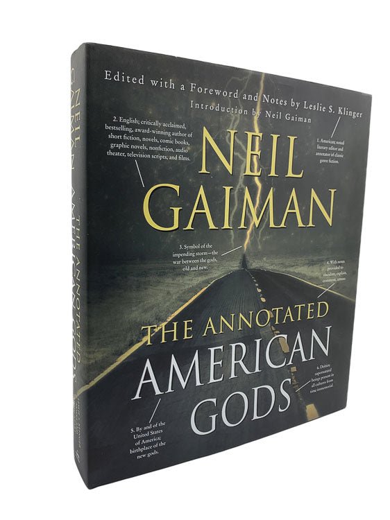 Neil Gaiman | The Annotated American Gods | Cheltenham Rare Books