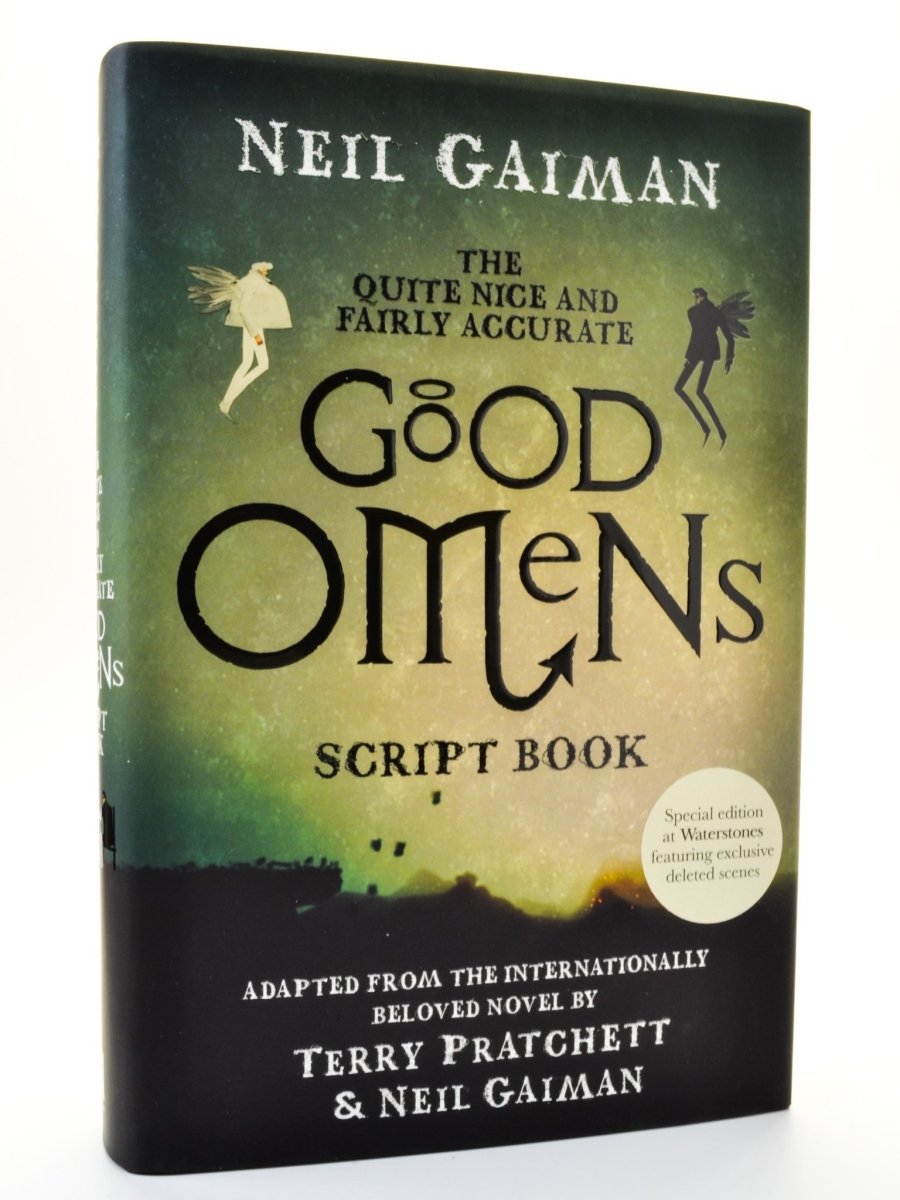 Gaiman, Neil - The Quite Nice and Fairly Accurate Good Omens Script Book - SIGNED | front cover
