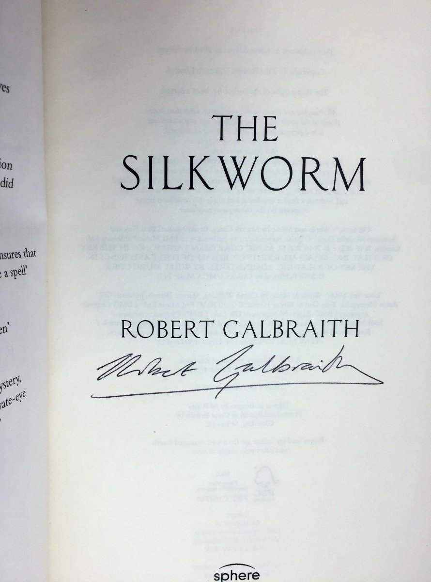 Galbraith, Robert - The Silkworm | sample illustration