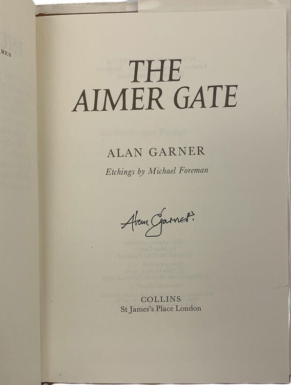 Garner, Alan - The Aimer Gate - SIGNED | image3