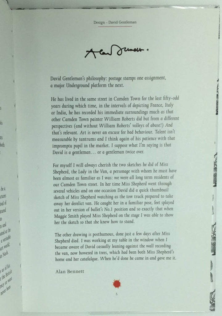 Gentleman, David - Design ( signed by Alan Bennett and David Gentleman ) | book detail 5