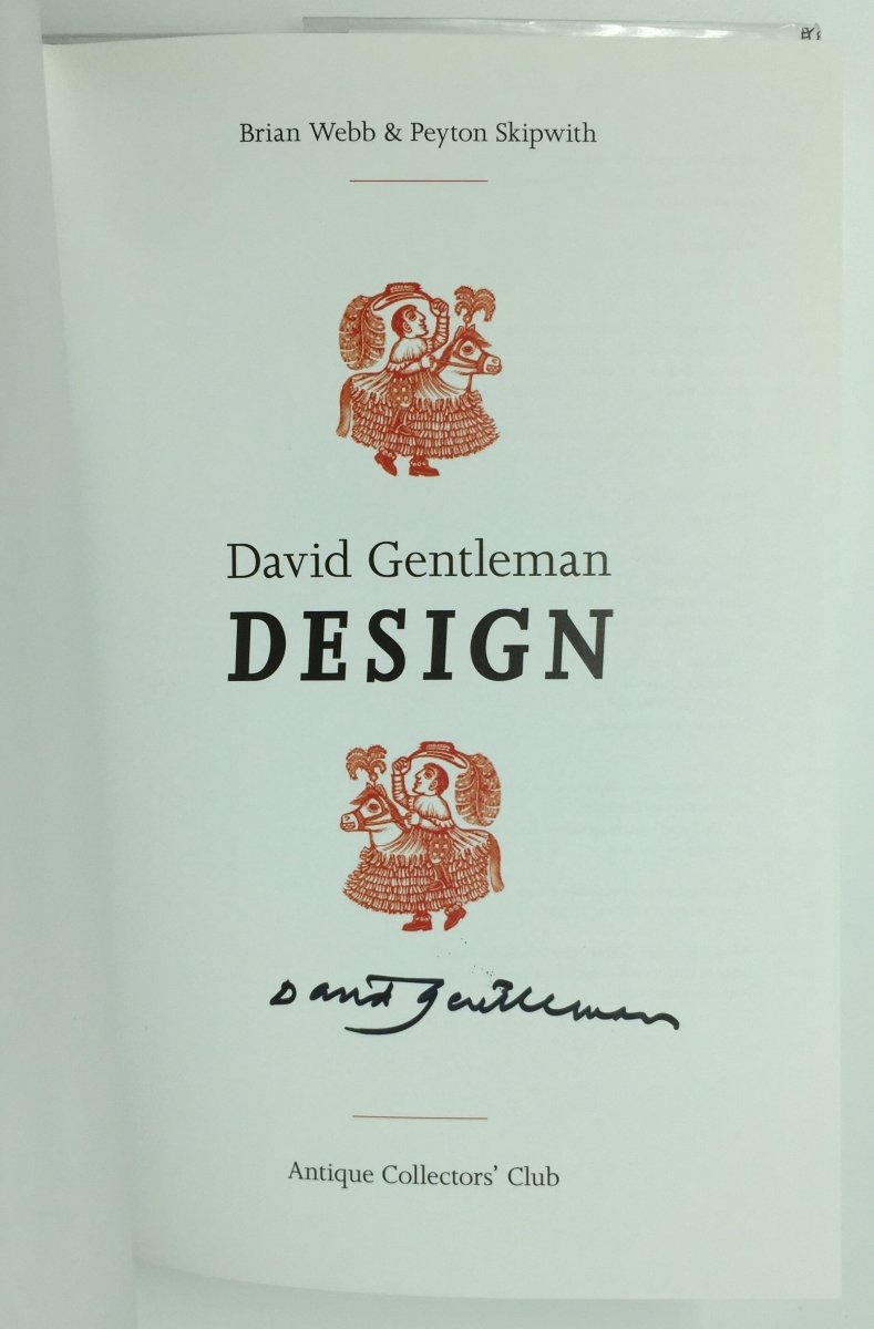 Gentleman, David - Design ( signed by Alan Bennett and David Gentleman ) | signature page