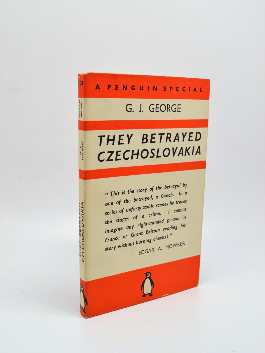 George, G J - They Betrayed Czechoslovakia | front cover
