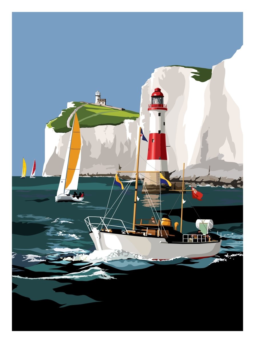 Gerrie, Leslie - Beachy Head Lighthouse - SIGNED | image1
