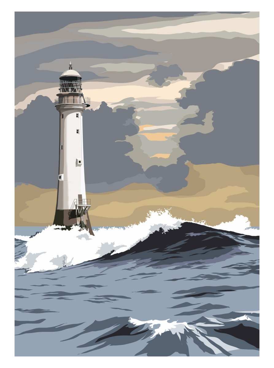 Gerrie, Leslie - Bell Rock Lighthouse - SIGNED | image1
