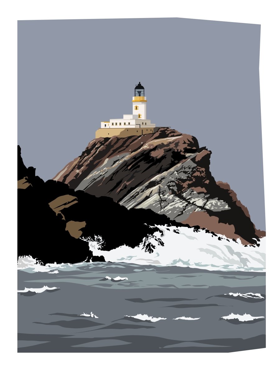 Gerrie, Leslie - Muckle Flugga Lighthouse - SIGNED | image1