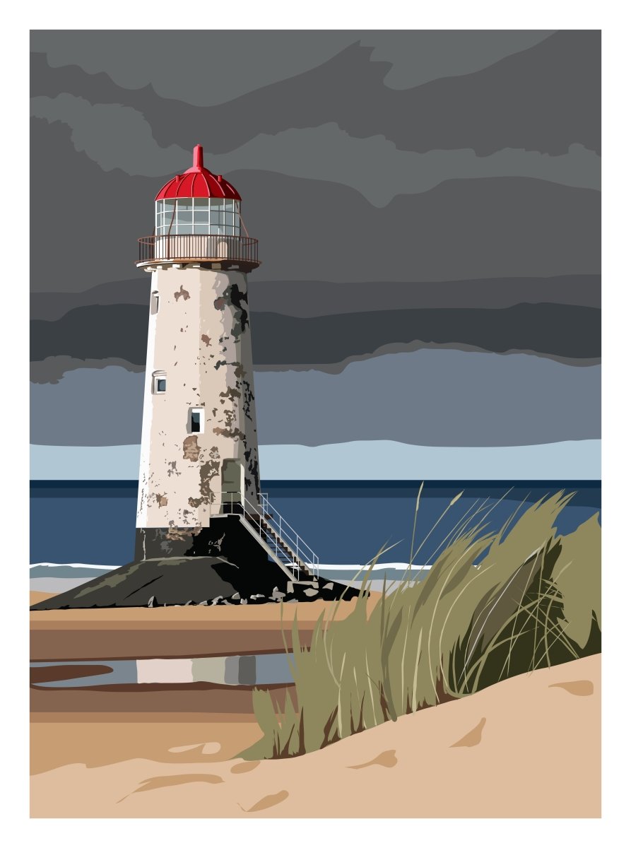 Gerrie, Leslie - Talacre Lighthouse - SIGNED | image1