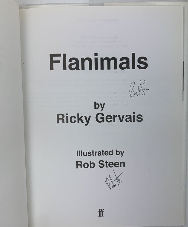 Gervais, Ricky - Flanimals - SIGNED | image3