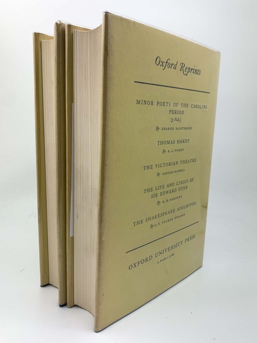 Ghosh, J.C. ( edits ) - The Works of Thomas Otway : Plays, Poems, and Love-Letters. Two Volumes | back cover