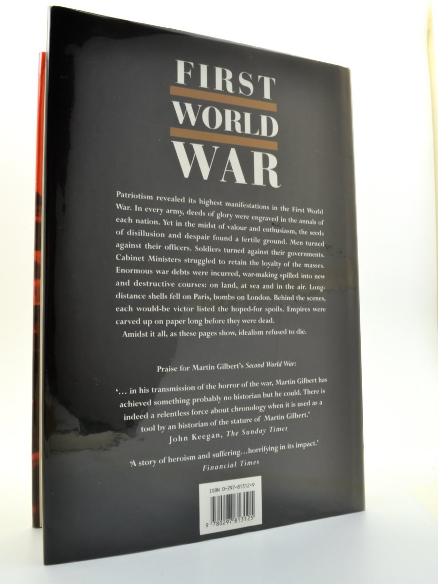 Gilbert, Martin - First World War | back cover