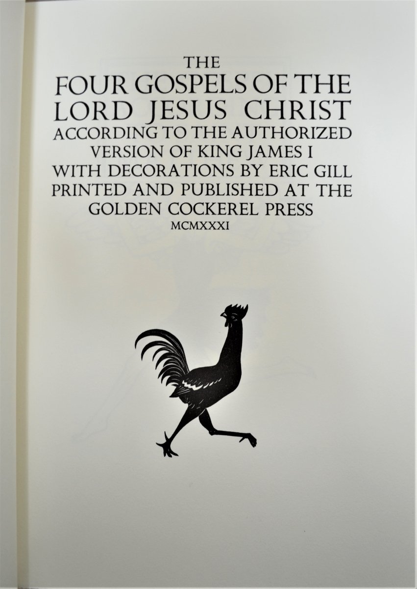 Gill, Eric - The Four Gospels | image6