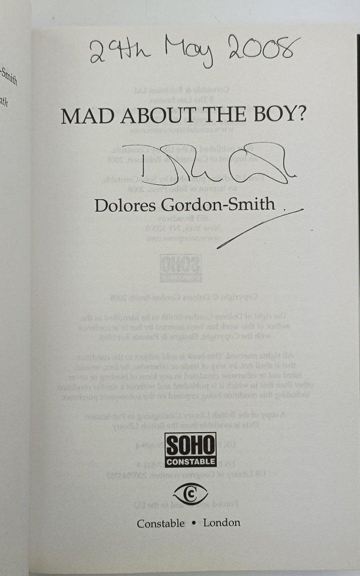 Gordon-Smith Dolores - Mad About the Boy ? - SIGNED | image3