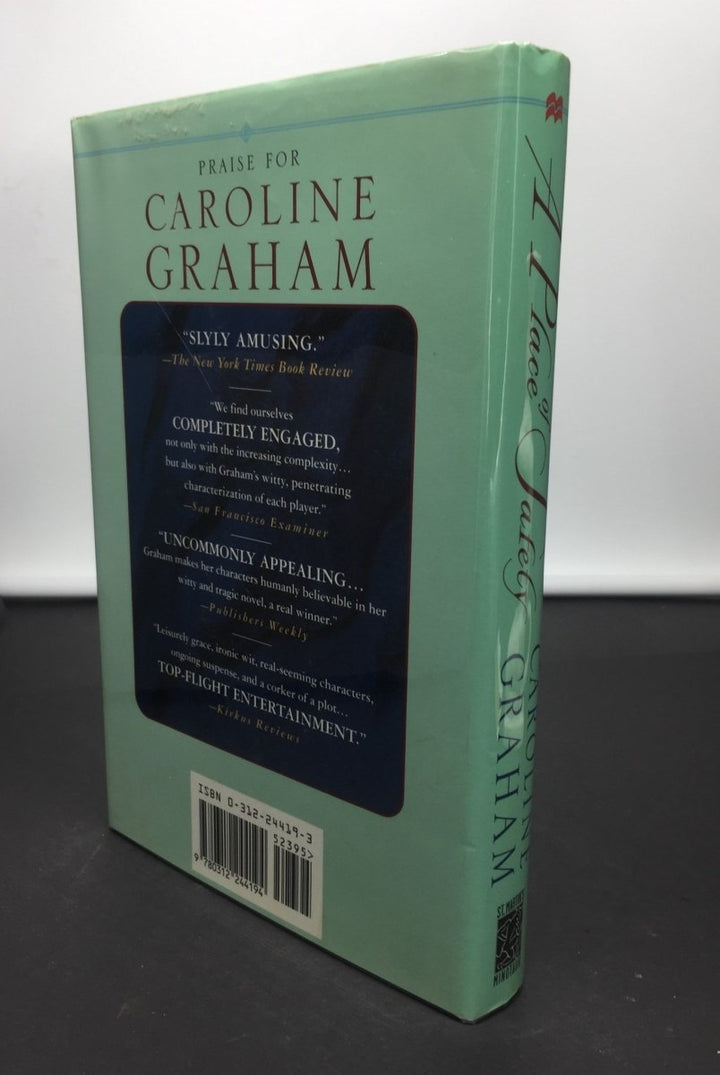 Graham, Caroline - A Place of Safety - SIGNED | back cover