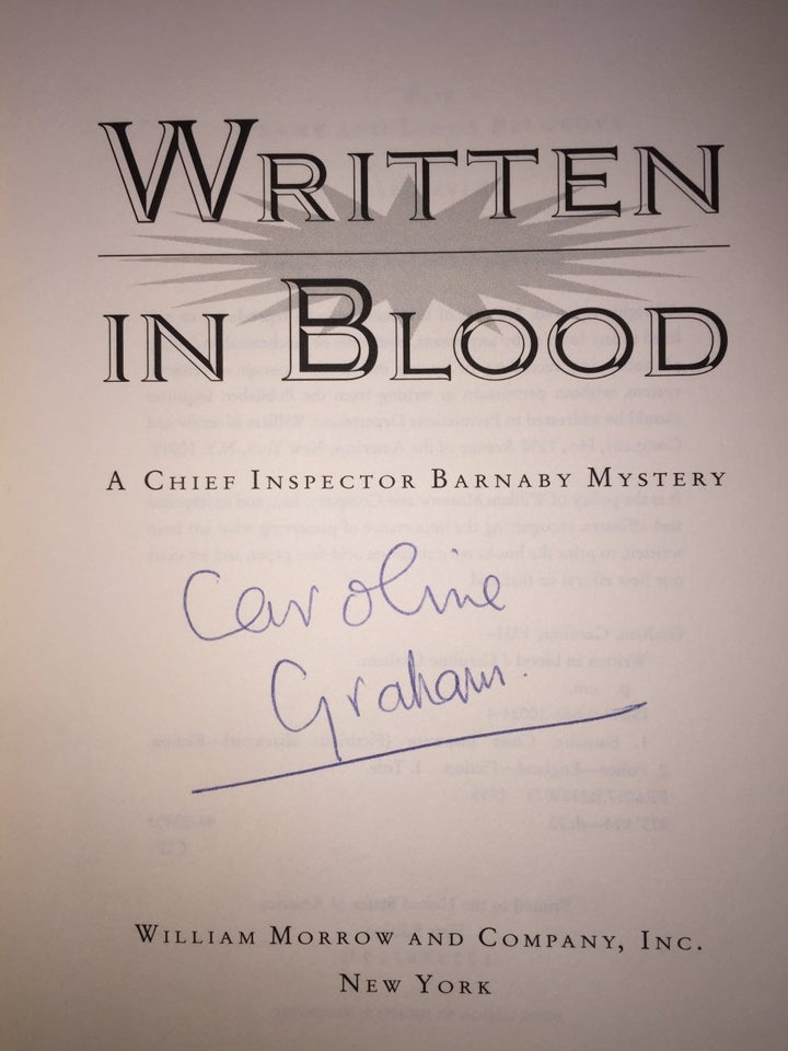 Graham, Caroline - Written in Blood | image4