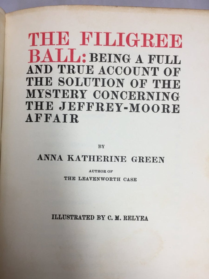 Green, Anna Katharine - The Filigree Ball | sample illustration