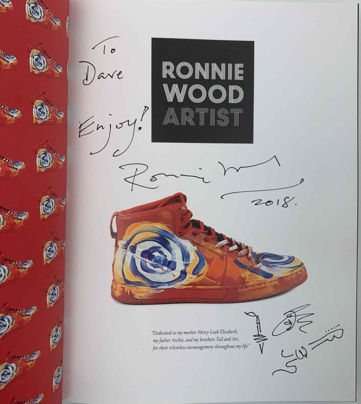Guignon, Emmauel ( introduces ) - Ronnie Wood : Artist - INSCRIBED copy with doodle - SIGNED | signature page