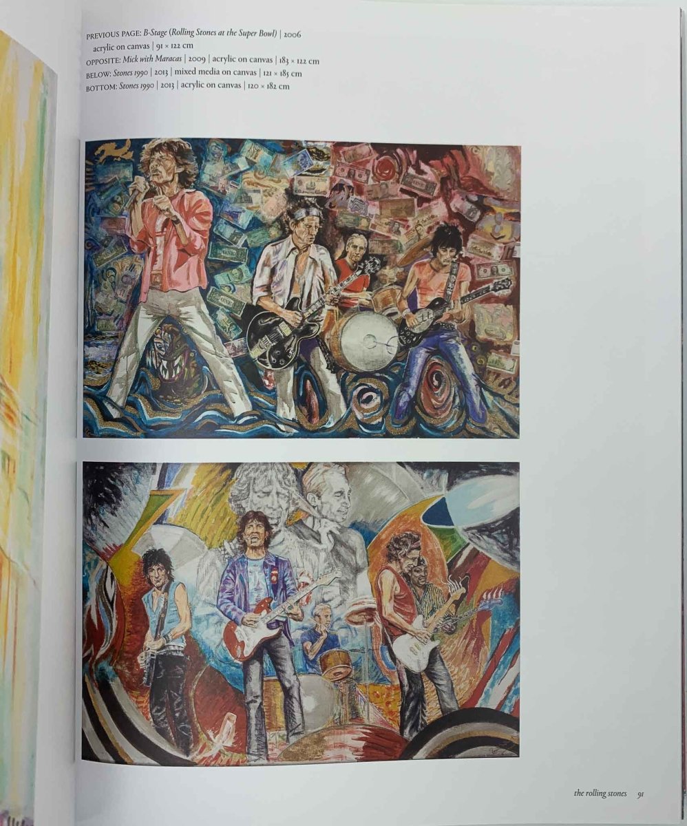 Guignon, Emmauel ( introduces ) - Ronnie Wood : Artist - INSCRIBED copy with doodle - SIGNED | book detail 5