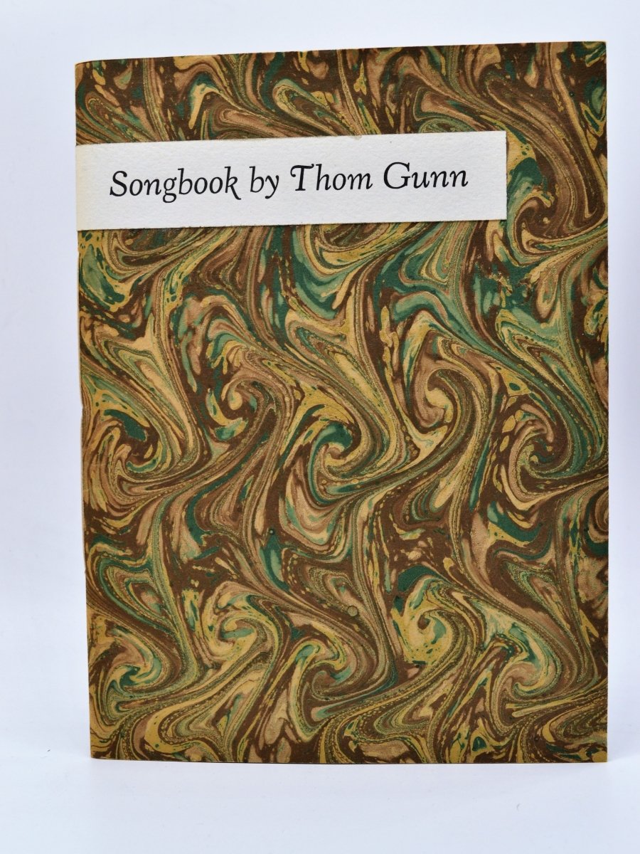 Gunn, Thom - Songbook | front cover