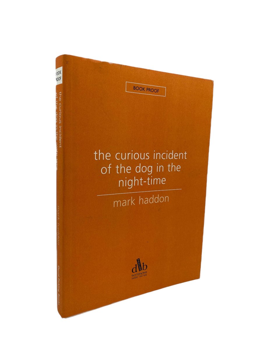 Haddon, Mark - The Curious Incident of the Dog in The Night-Time - SIGNED Proof Copy - SIGNED | image1