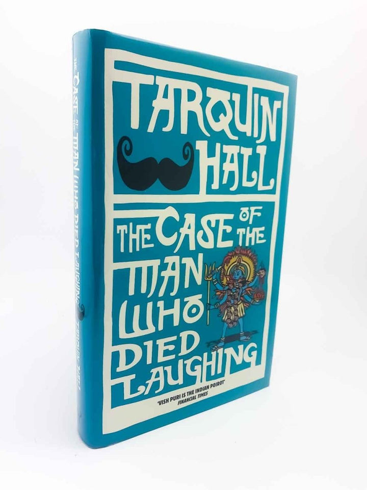 Hall, Tarquin - The Case of the Man Who Died Laughing | front cover. Published by Hutchinson in 2011. Hardcover.  Condition:  Very Good ++/Very Good +++