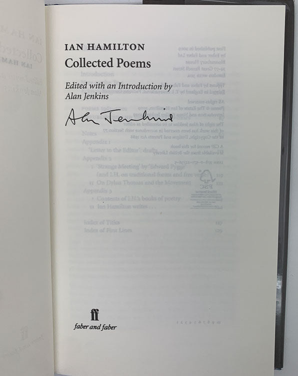 Hamilton, Ian - Ian Hamilton : Collected Poems - SIGNED | image3