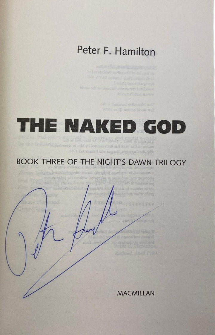 Hamilton, Peter F - The Naked God - SIGNED | image3