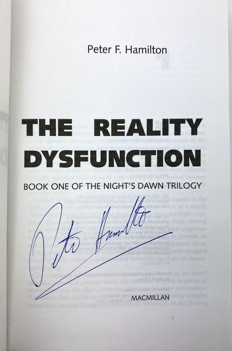 Hamilton, Peter - The Reality Dysfunction - SIGNED | image3