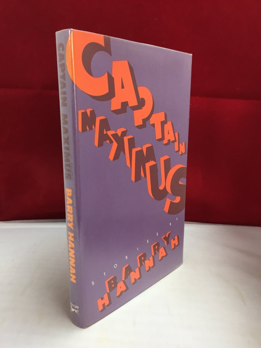 希少　Captain Maximus by Barry Hannah 希少 Captain Maximus by Barry Hannah