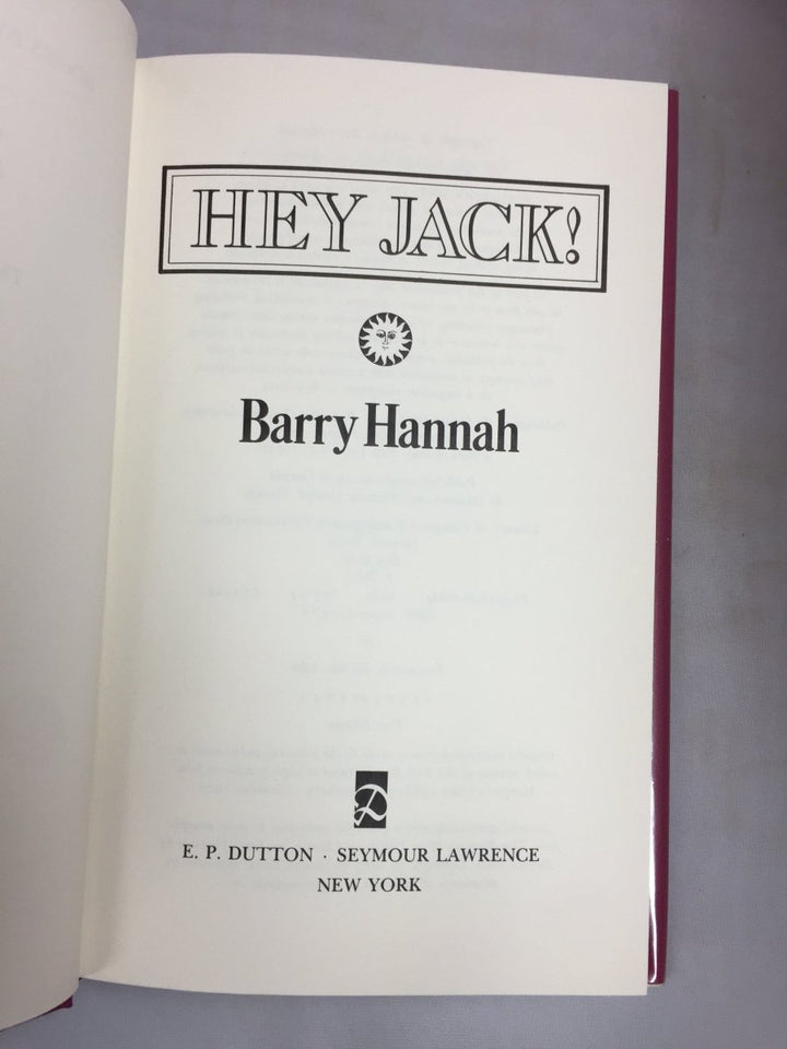 Hannah, Barry - Hey Jack | sample illustration