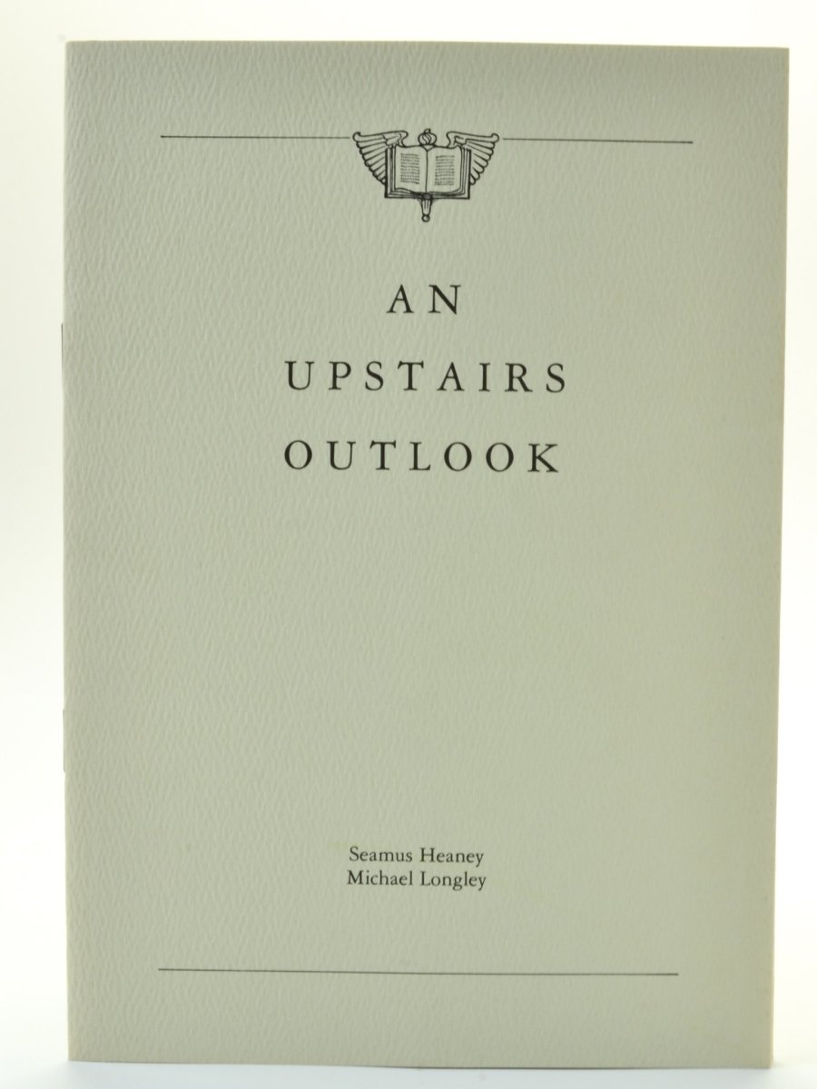 Heaney, Seamus - An Upstairs Outlook. An Evening of Poetry By Seamus Heaney and Michael Longley. | front cover