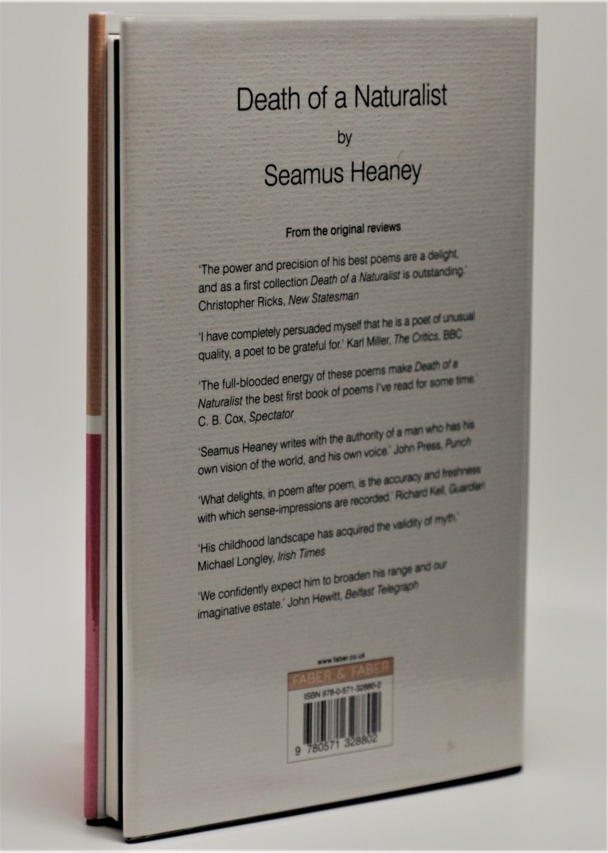 Heaney, Seamus - Death of a Naturalist | back cover