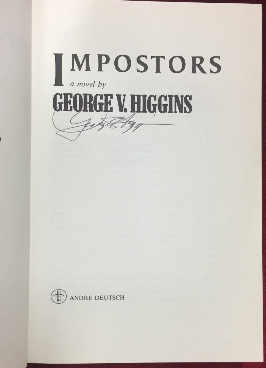 Higgins, George V - Impostors | image4