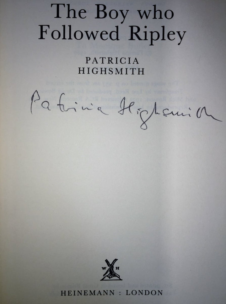 Highsmith, Patricia - The Boy who Followed Ripley | sample illustration