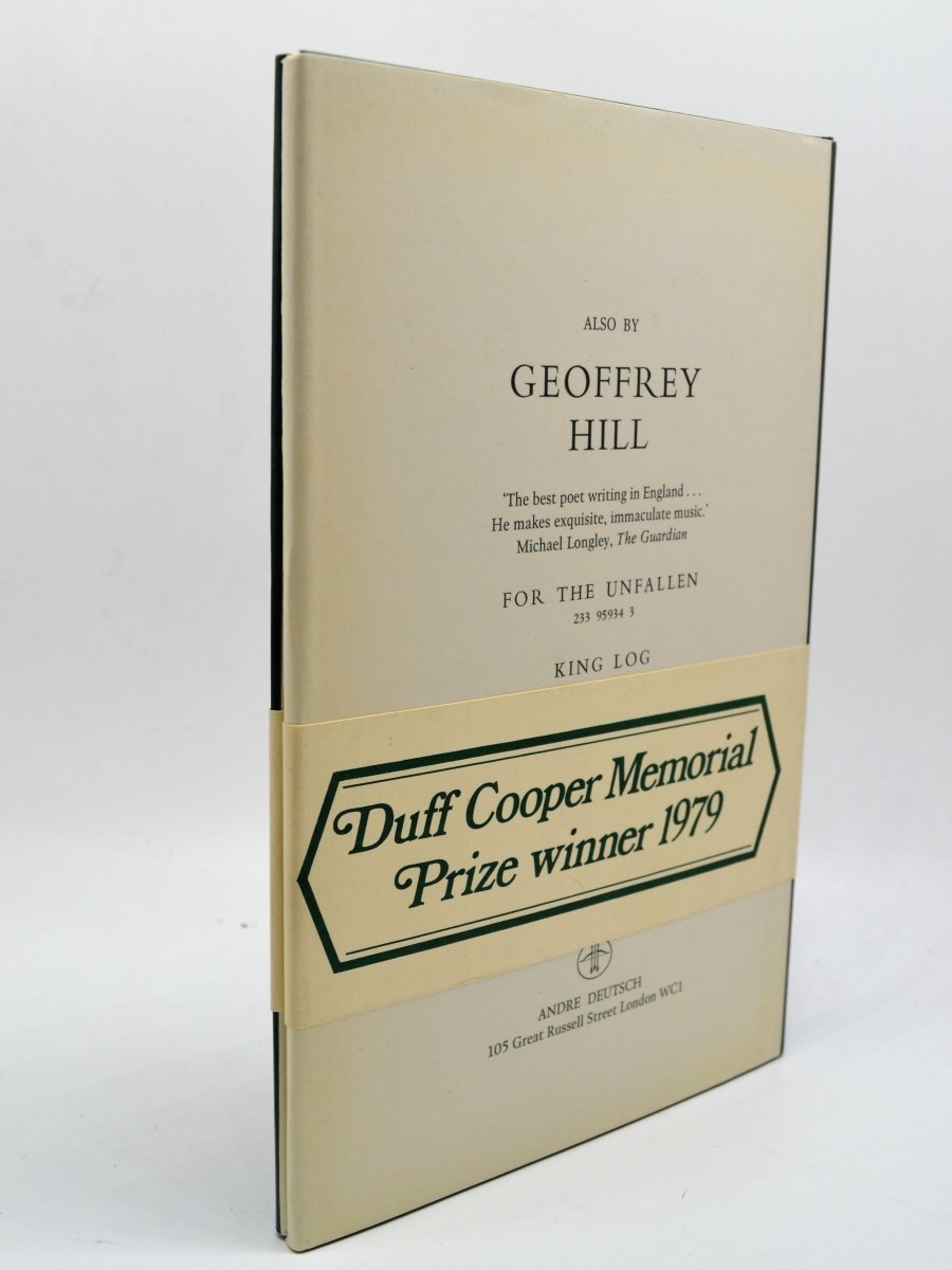 Hill, Geoffrey - Tenebrae | back cover