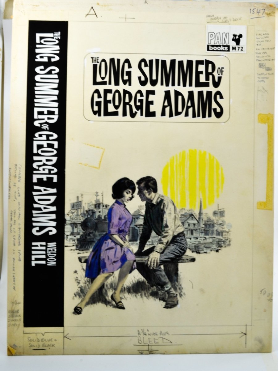 Hill, Weldon - The Long Summer of George Adams ( Original Pan Dustwrapper Artwork ) | front cover