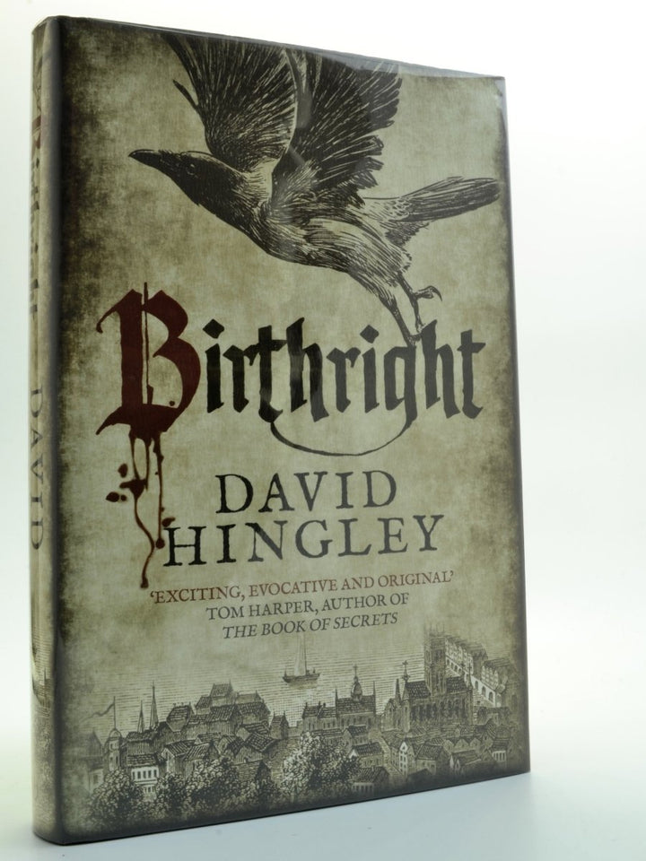 Hingley, David - Birthright - SIGNED | front cover. Published by Allison & Busby in 2016. Hardcover.  Condition:  Fine/Fine