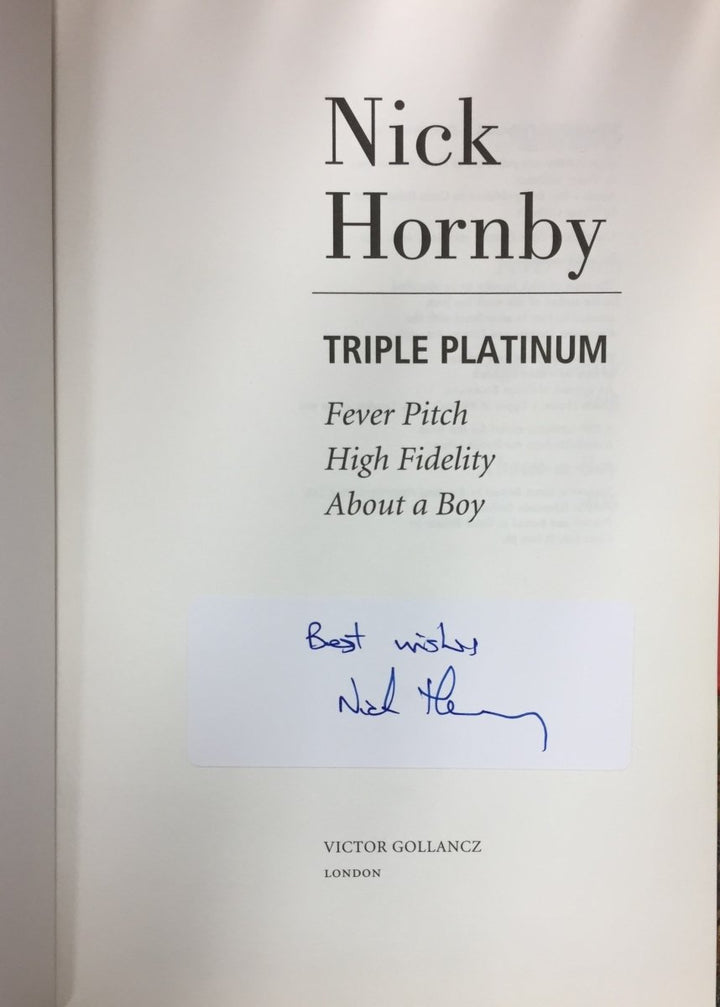 Hornby, Nick - Triple Platinum | sample illustration