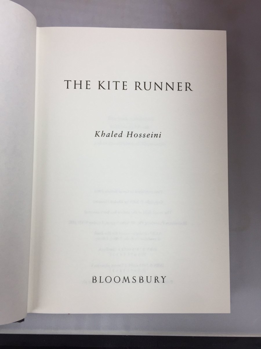 Hosseini, Khaled - The Kite Runner | sample illustration