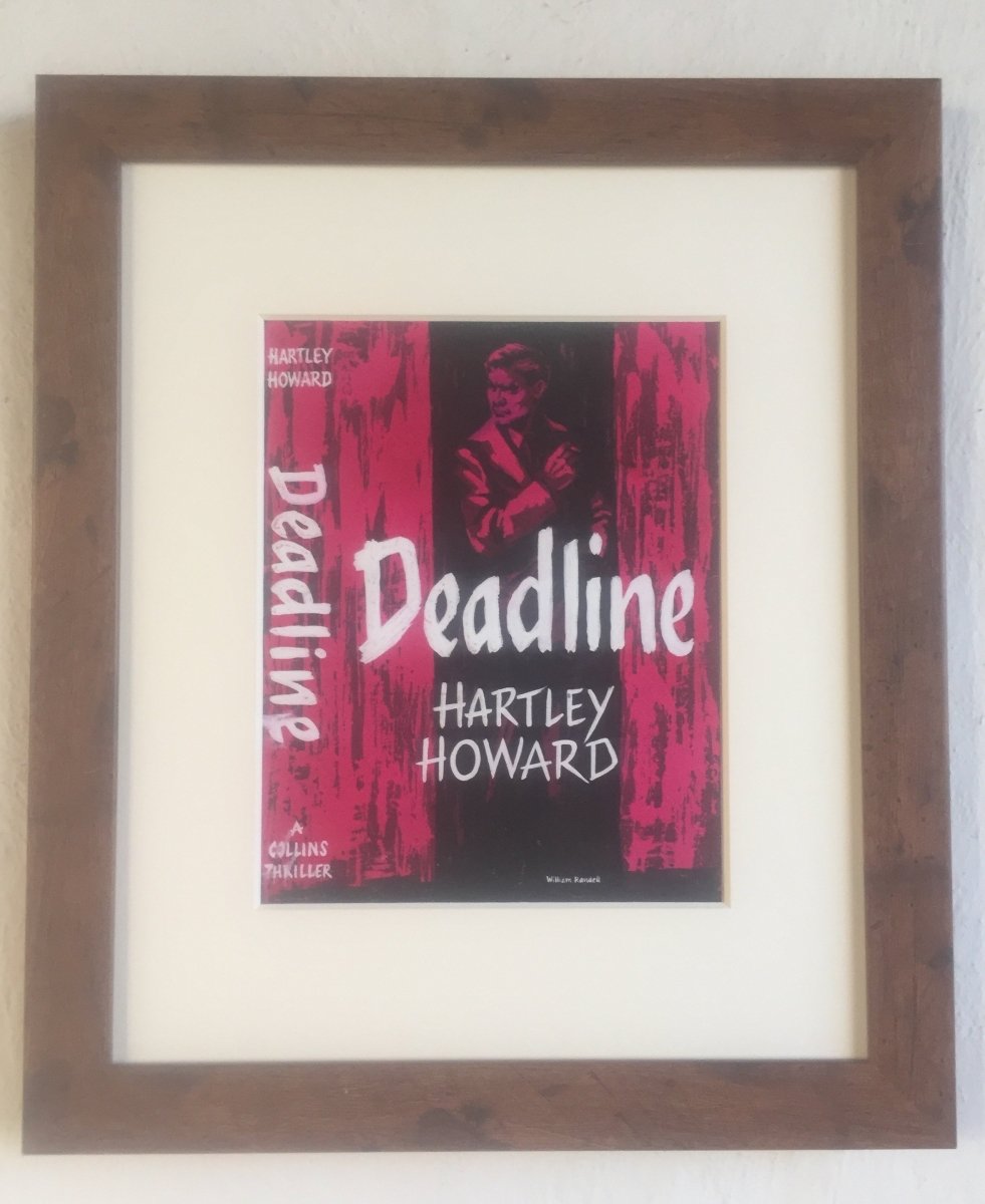 Howard, Hartley - Deadline (Original Dustwrapper Artwork) | back cover