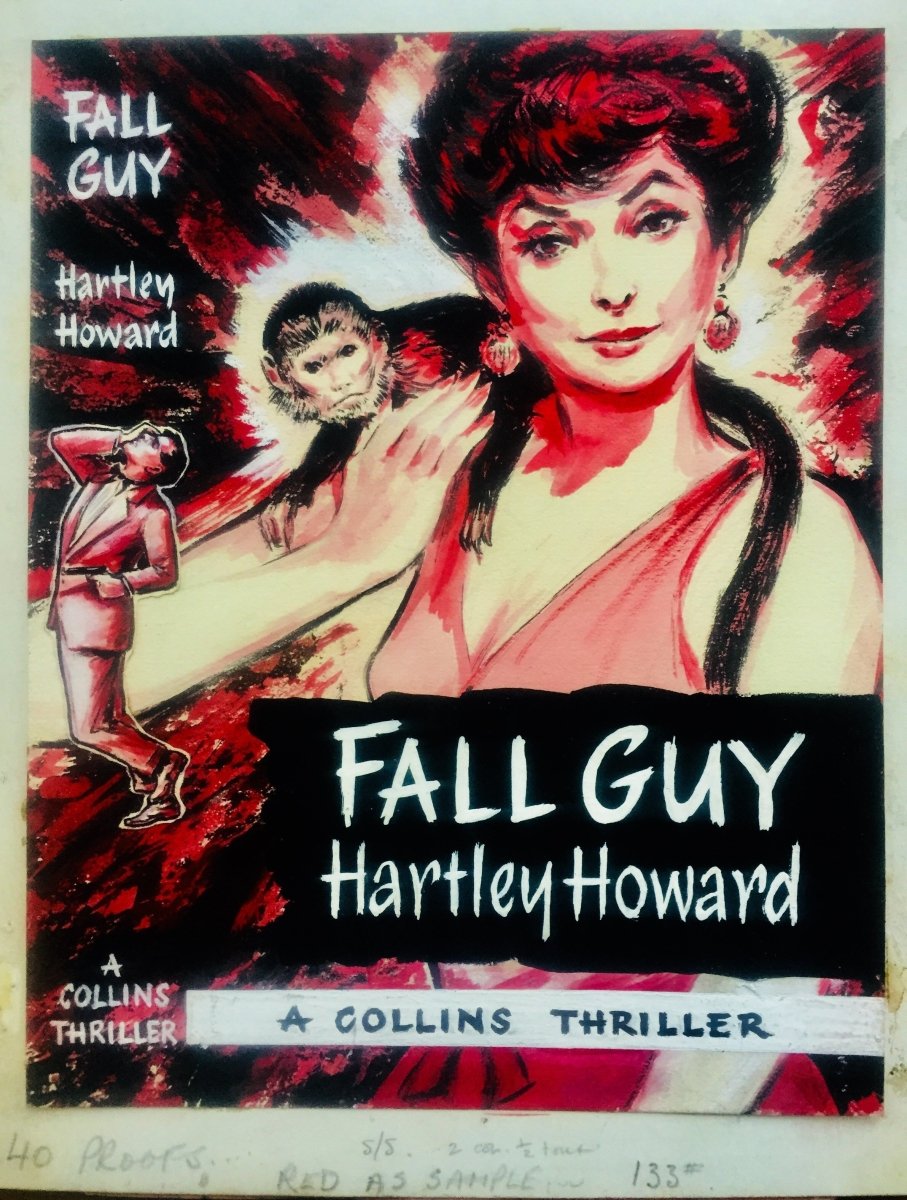 Howard, Hartley - Fall Guy ( Original Dustwrapper Artwork ) | image4
