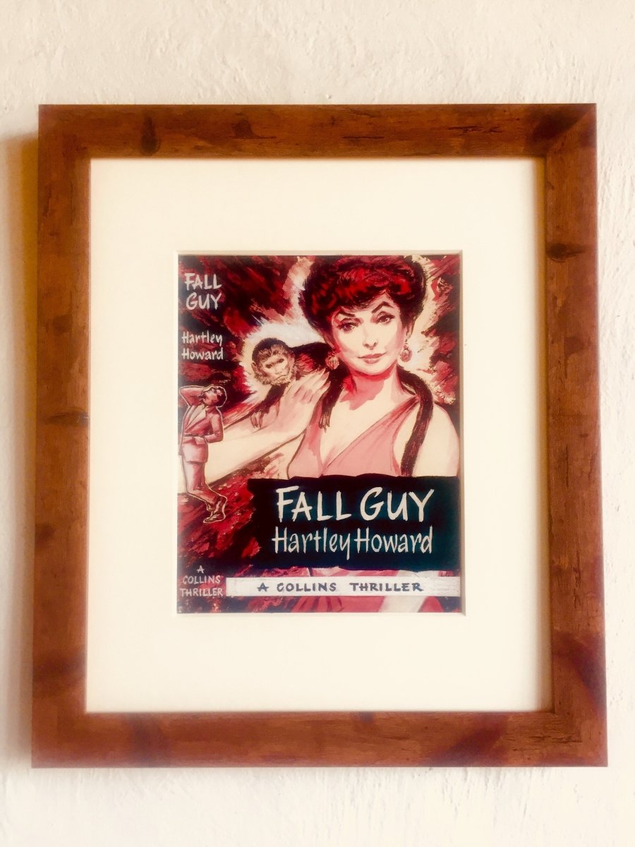 Howard, Hartley - Fall Guy ( Original Dustwrapper Artwork ) | back cover