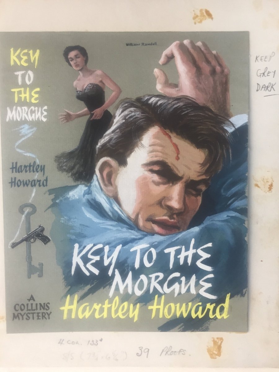 Howard, Hartley - Key To The Morgue (Original Dustwrapper Artwork) | pages