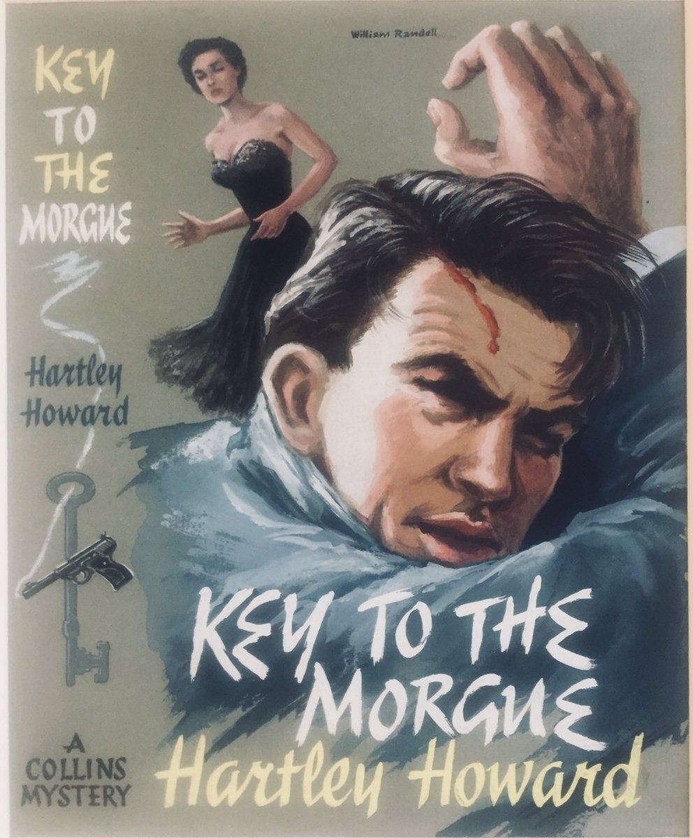 Howard, Hartley - Key To The Morgue (Original Dustwrapper Artwork) | front cover