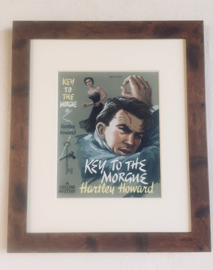 Howard, Hartley - Key To The Morgue (Original Dustwrapper Artwork) | back cover