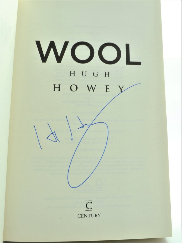 Howey, Hugh - Wool - SIGNED | signature page
