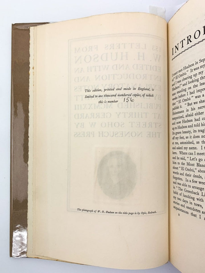 Hudson, W H - Letters from W H Hudson | pages