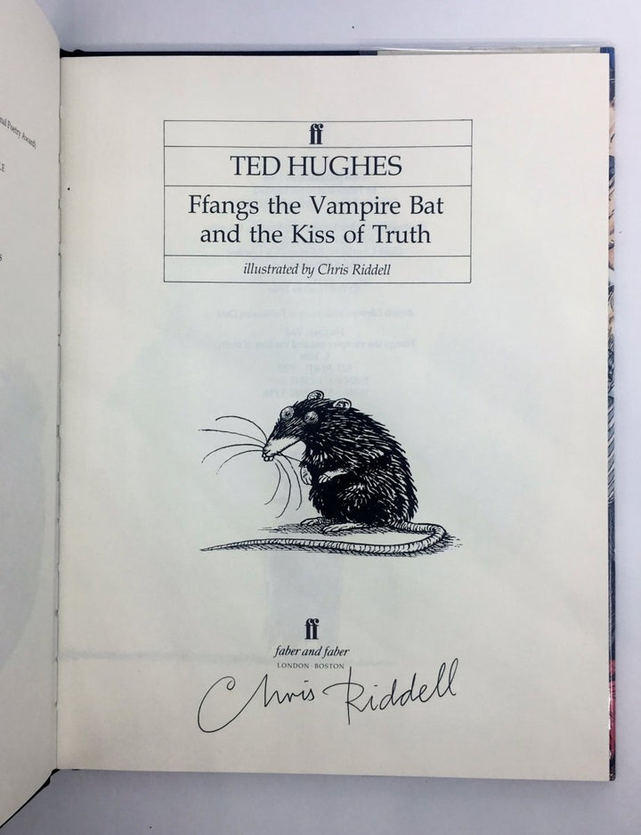Hughes, Ted - Ffangs the Vampire Bat and the Kiss of Truth | sample illustration