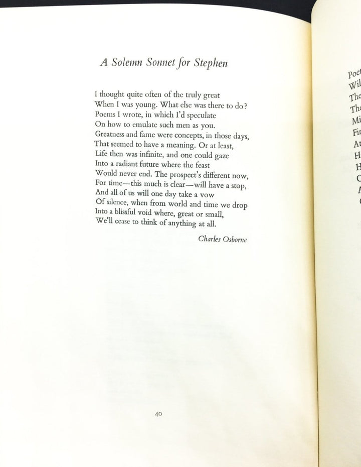 Humphries, Barry (edits) - A Garland for Stephen Spender - SIGNED | image6
