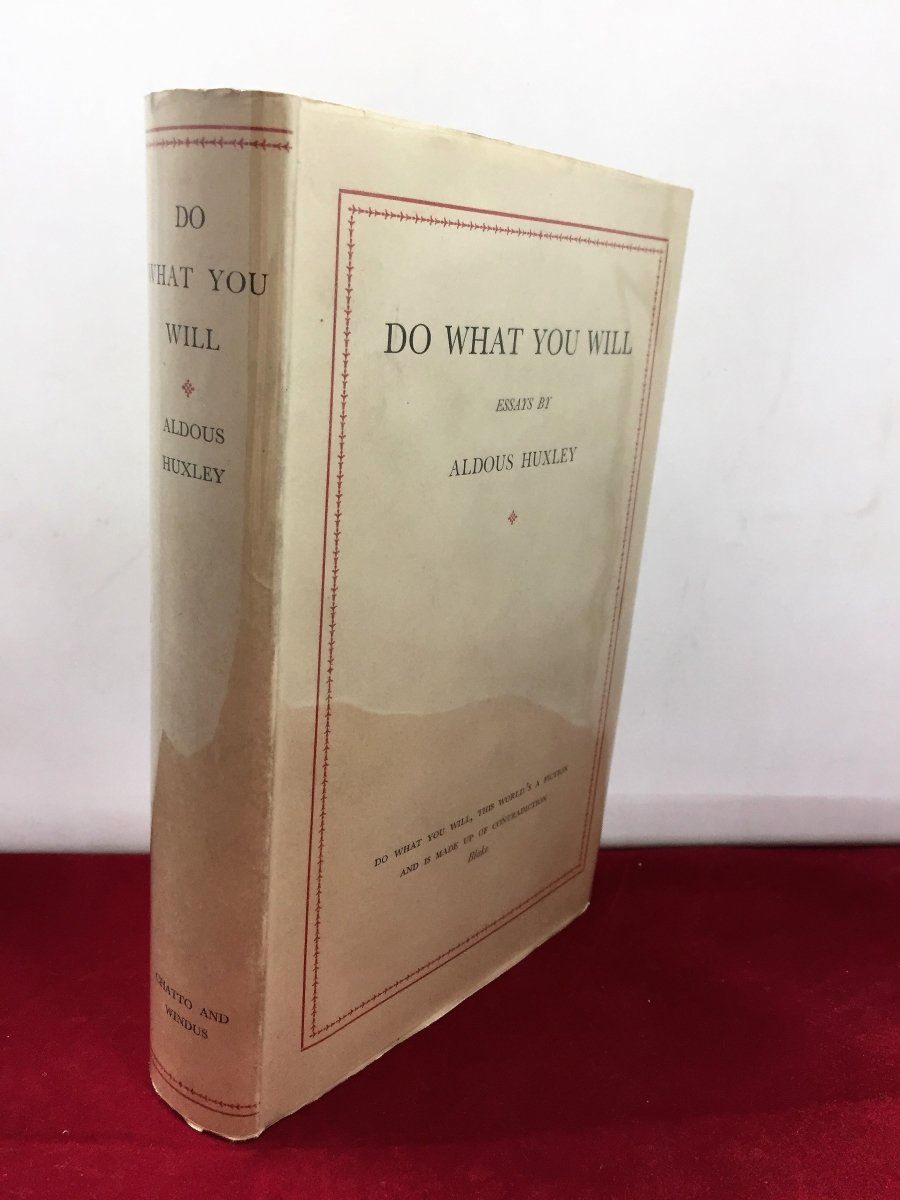 Huxley, Aldous - Do What You Will | front cover